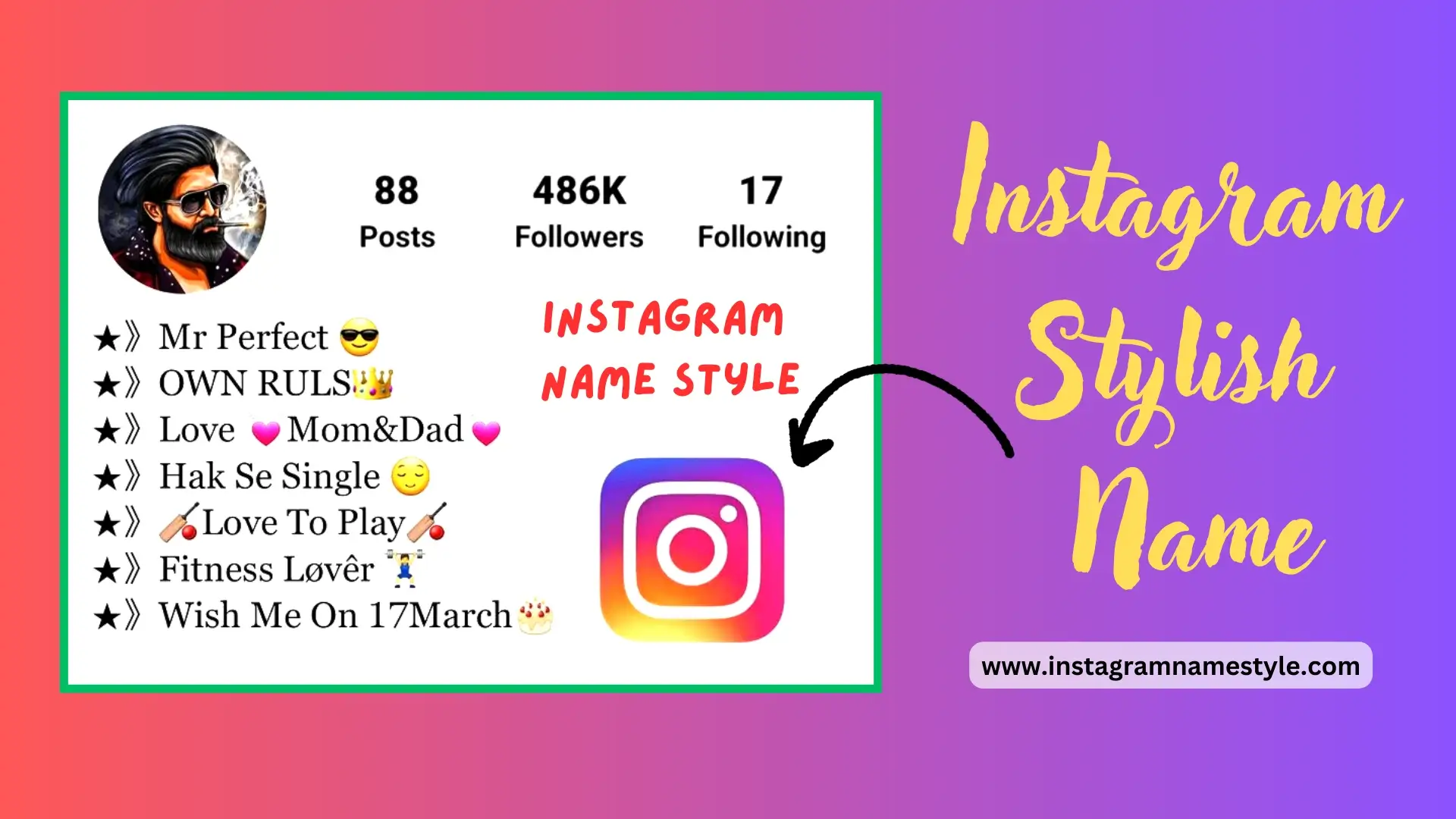 Instagram Name Style