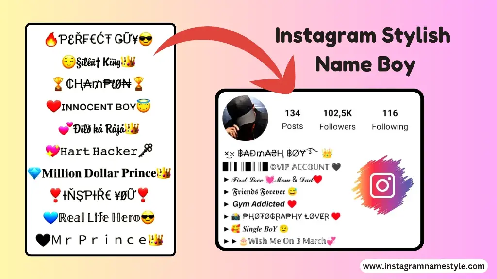 Instagram Name Style Slide 1
