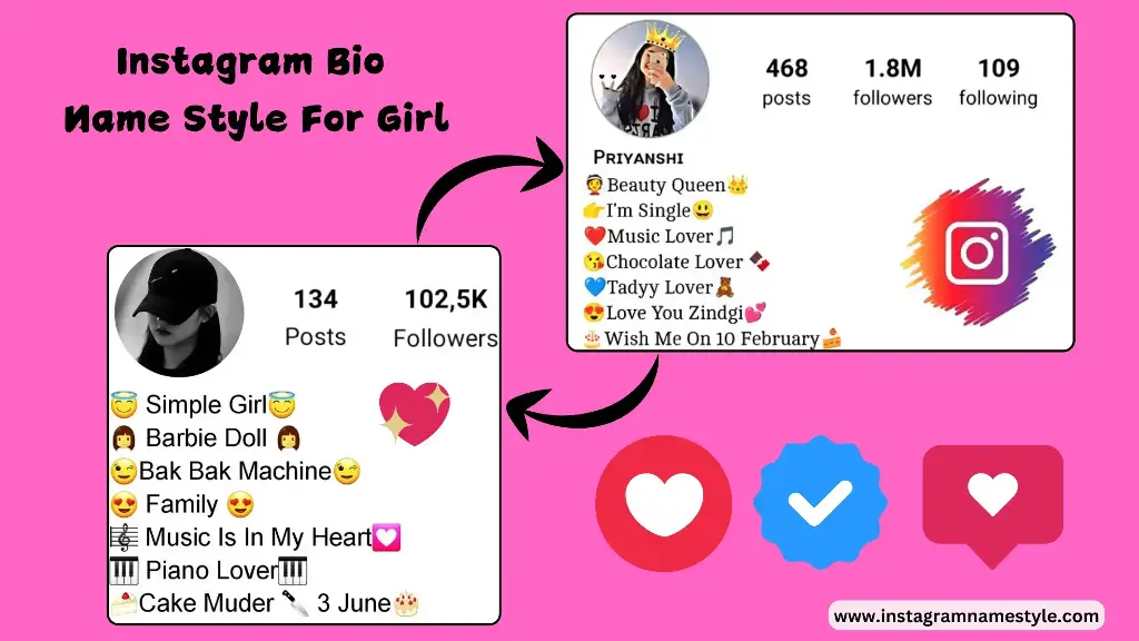 Instagram Name Style For Girl Slide 2
